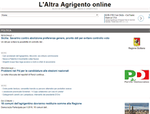 Tablet Screenshot of laltraagrigento.it